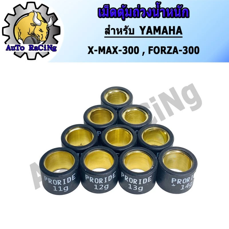 เม็ดตุ้มถ่วงน้ำหนัก YAMAHA X-MAX300 / HONDA FORZA300 เบอร์ 11g-20g thumbnail 3