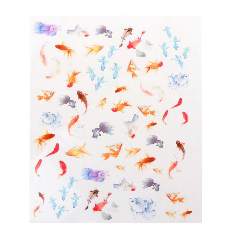 Flgo X 3 D Goldfish แผ่นฟิล์มเรซิ่นสำหรับทำเครื่องประดับ