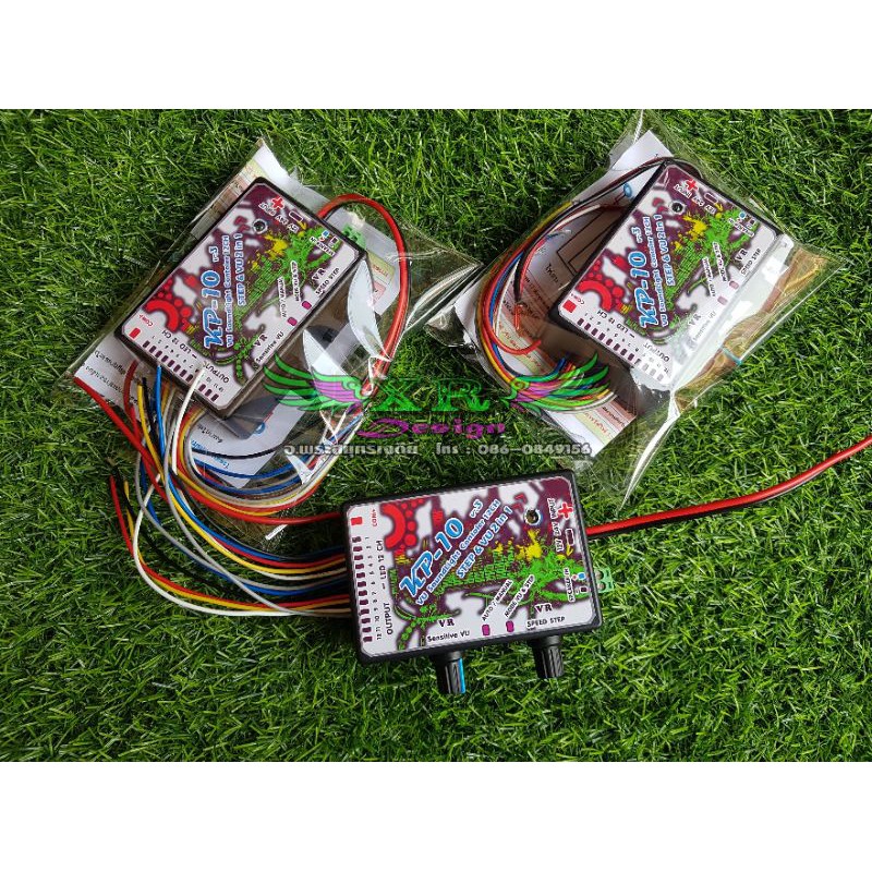 กล่องคุมไฟวิ่งตามเสียง วิ่งสเต็ปในตัวเดียว รุ่น KP10 ทิคลบเอ้าพุท 12ช่อง