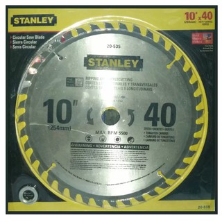 Stanley ใบเลื่อยวงเดือน ขนาด 10" 40 ฟัน