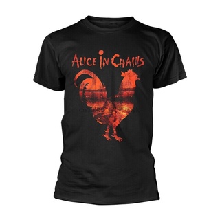 T-shirt  เสื้อยืดคอกลม ผ้าฝ้าย พิมพ์ลาย Alice In Chains Rooster Dirt Band คุณภาพสูง สไตล์เรโทร สําหรับผู้ชายS-5XL