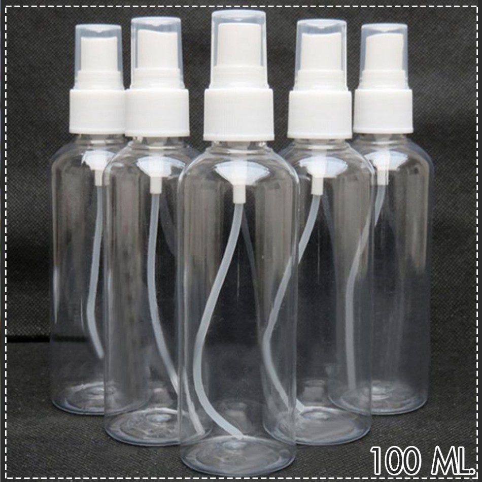 ขวดสเปรย์ใส ใส่น้ำหอม แอลกอฮอล์ และของเหลวอื่นๆ ขนาด 100 ml ขนาดพกพา/1459