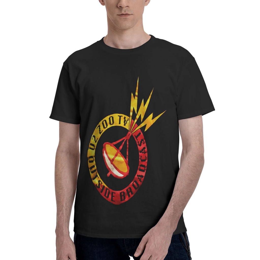 Gildan ต่างหูหนีบเสื้อยืด U2 Zoo Tv Tour 1992