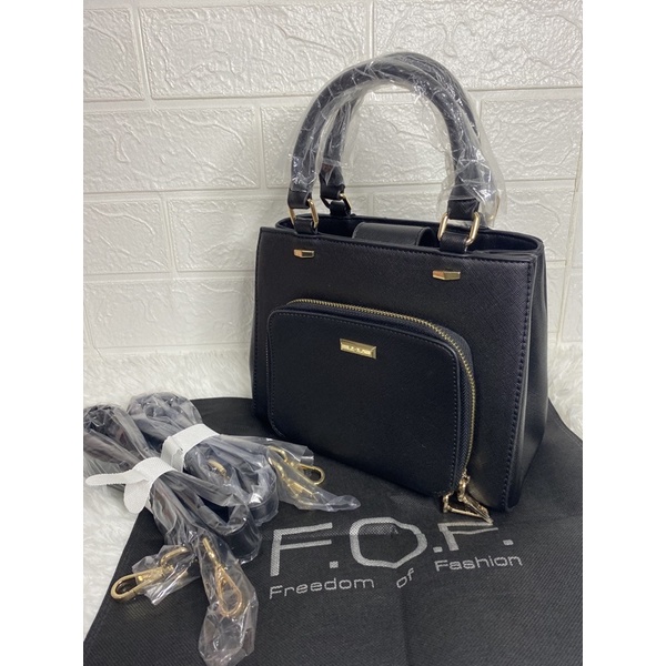 กระเป๋าแบรนด์แท้ FOF สีดำ