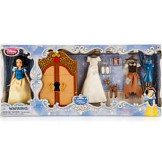 Snow white Wardrobe Doll Play SetMini doll 5 นิ้ว **กล่องชำรุด พลาสติกแตกนะคะ**