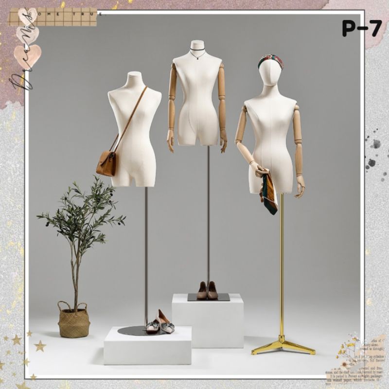 New!! หุ่นโชว์เกรดขึ้นห้าง P7 พร้อมส่งบางแบบ หุ่นโชว์เสื้อผ้า #งานผ้าดิบบอดี้นางแบบ #หุ่นแฟชั่นเกาหลี