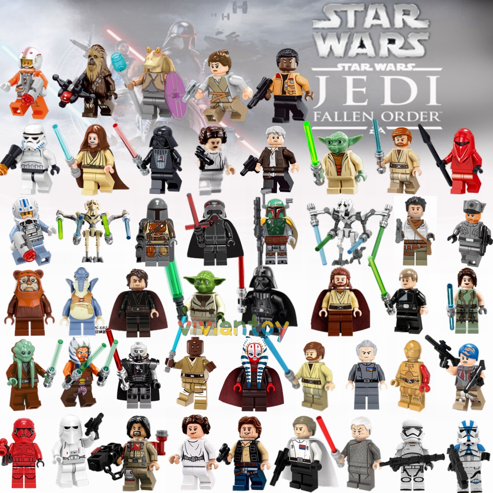 ตัวต่อฟิกเกอร์ Star Wars ขนาดเล็กของเล่นสําหรับเด็ก