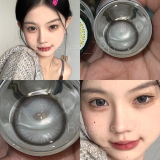 ✨Gray ขนาดตาโต (Bigeyes) สายตาปกติ สายตาสั้น ☀️กรองแสง uv ✔️จดทะเบียนถูกต้อง 🇰🇷เลนส์สัญชาติเกาหลี🇰🇷