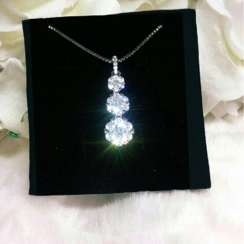 Hitam เกาหลีแฟชั่นขายดีสร้อยคอจี้เครื่องประดับ Swarovski สแตนเลสและสีดํา Adc Gfs Tgb SL