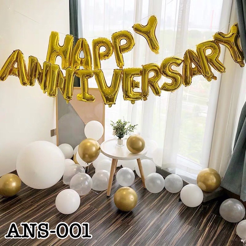 ลูกโป่งวันครบรอบ ANNIVERSARY พร้อมจัดงาน