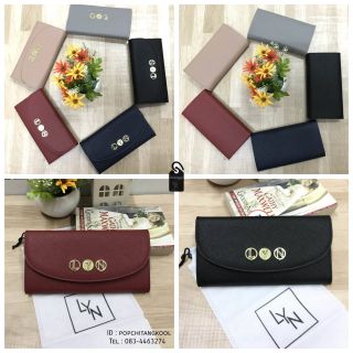 LYN Chelsea Long Wallet กระเป๋าสตางค์ทรงยาวรุ่นใหม่!! แบบ 3 พับ