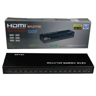 HDMI splitter เข้า1ออก 16 จอ 4Kx2K FULL HD 3D (Black)