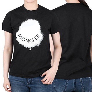 เสื้อยืดแขนสั้น ผ้าฝ้าย พิมพ์ลาย MONCLER สําหรับผู้ชาย