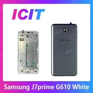 Samsung J7Prime/G610 อะไหล่บอดี้ เคสกลางพร้อมฝาหลัง Body For samsung j7prime/g610 อะไหล่มือถือ ICIT 2020