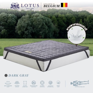 SB Design Square ท็อปเปอร์ LOTUS รุ่น FORESTEX II - DARK GRAY ขนาด 5 ฟุต หนา 3 นิ้ว (150 x 198 x 7 ซม.)