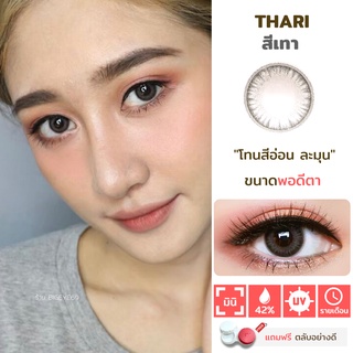 ไม่แถมตลับ Thari Gray (มินิ) คอนแทคเลนส์ Wink