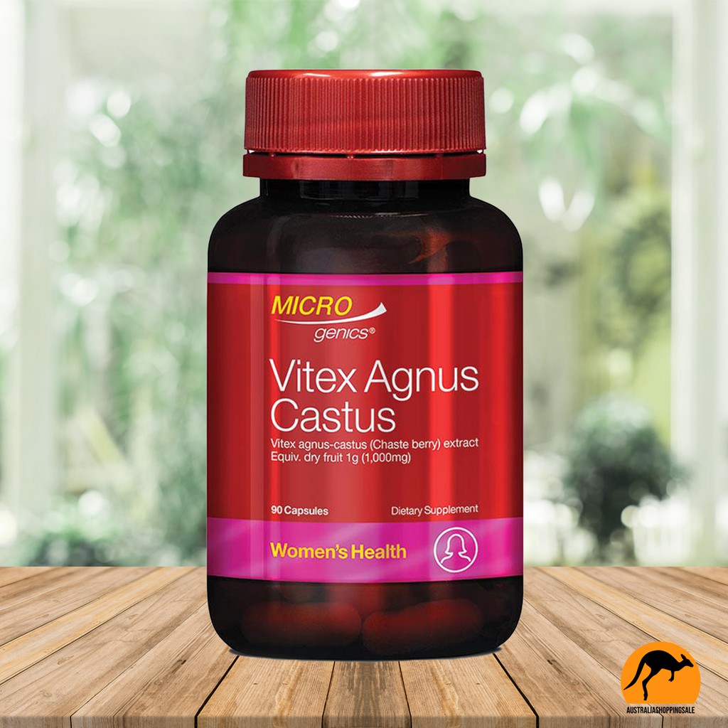 SALE หมดอายุ 04/2022 Microgenics Vitex Agnus Castus 90 Capsules