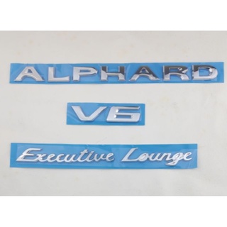 ราคาต่อ 1 ชิ้น เลือกได้ครับ โลโก้แต่ง โตโยต้า อัลพาร์ต Toyota Alphard Executive Lounge V6 logo emblem