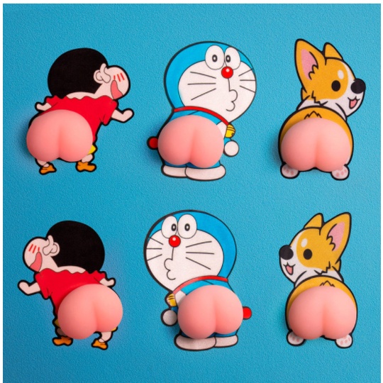 ⏰ จำกัดเวลา ⏰ แผ่นตดซิลิโคน 3 บาท 1 แผ่น สติ๊กเกอร์ก้นชินจังกันกระแทก 3 มิติ สติ๊กเกอร์ก้นชินจังซิลิโคน สติ๊กเกอร์ก้นเด้ง สติ๊กเกอร์ก้นการ์ตูน อเนกประสงค์