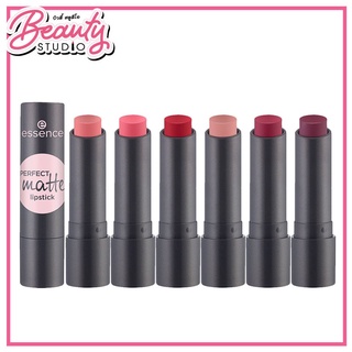 (แท้100%) Essence Perfect Matte Lipstick ลิปสติกเนื้อนุ่มทาง่าย เบาสบายริมฝีปาก ช่วยให้ริมฝีปากสวยแมตต์และติดทนาน