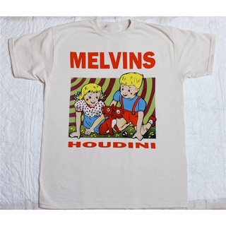 เสื้อยืด พิมพ์ลาย MELVINS HOUDINI SLUDGE METAL STONER ROCK FANTOMAS NATURAL แฟชั่นฤดูร้อนS-5XL