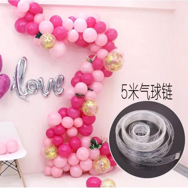 5M Plastic Chain for DIY Latex Balloon Modelling Wedding Birthday Party Supplies