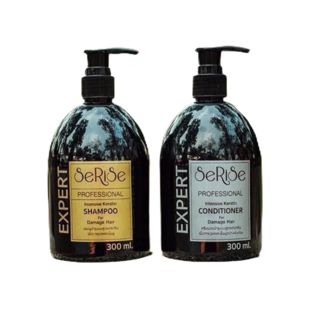 ส่งฟรี เซริเซ่ Expert Serise Professional Intensive Keratin Shampoo & Conditioner เอ็กซ์เพิร์ท เซริเซ่ แชมพู & ครีมนวดผม  เก็บเงินปลายทาง