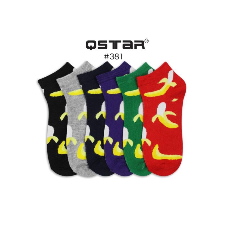 ถุงเท้า Qstar สีสันสดใส
