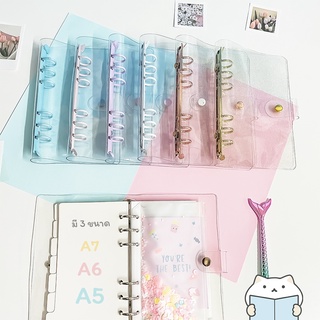 [ปก] แพลนเนอร์ พลาสติกนิ่ม 🔆  Clear Planner Cover Folder Diary สมุดแพลนเนอร์ สมุดโน๊ต ไดอารี่ แฟ้ม A6/A5 mimisplan