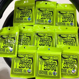 สายกีต้าร์  Ernie Ball(เออร์นี่ บอล) Regular Slinky เบอร์ 10-46 ของแท้ 100% Mad in USA.