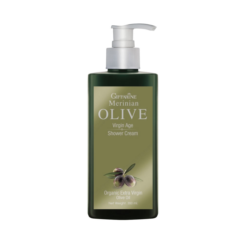 Merinian Olive Virgin Age Shower Cream เมอริเนี่ยน โอลีฟ เวอร์จิ้น เอจ ชาวเวอร์ ครีม