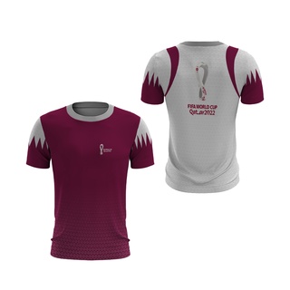 เสื้อยืด คอกลม พิมพ์ลายธีม World Cup Qatar Mainamedia - FIFA สําหรับผู้ชาย 2022