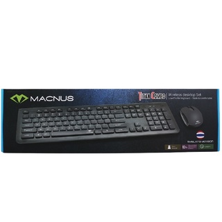 คีย์บอร์ด + เม้าส์ (ไร้สาย) ยี่ห้อ MACNUS รุ่น TITAN (BX6200) MOUSE KEYBOARD COMBO