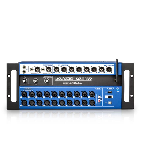 Soundcraft Ui24R ดิจิตอลมิกเซอร์ 24-channel Digital Mixer/USB Multi-Track Recorder with Wireless Con
