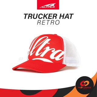 Pootonkee Sports ALTRA TRUCKER HAT - RETRO หมวกวิ่ง ทรง Trucker