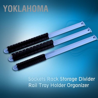 Yoklahoma ชั้นวางของพลาสติกติดผนัง 1/4" 3/8" 1/2" 3 ชิ้น