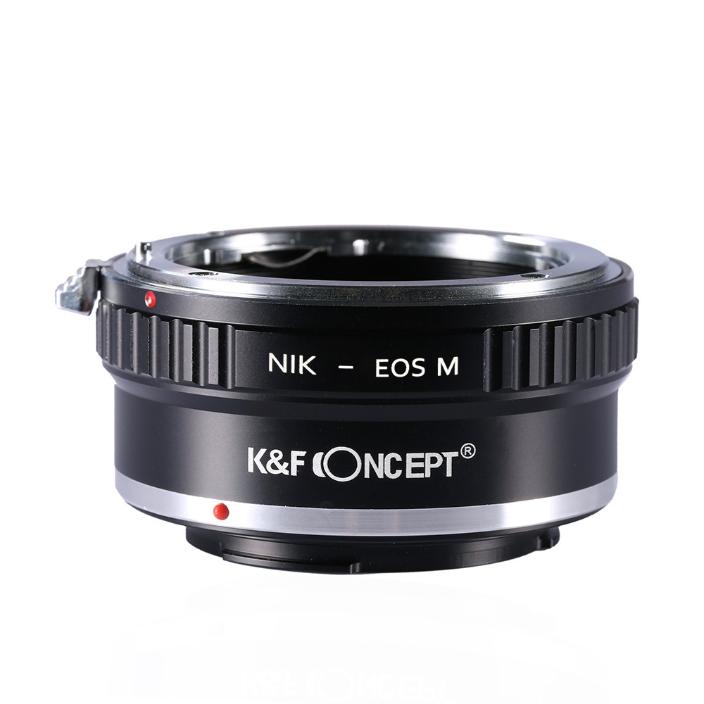 K&f NIK-EOS.M อะแดปเตอร์เลนส์กล้อง Nikon F เป็นเมาท์เลนส์ Canon EOS M