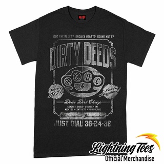 [S-5XL] เสื้อยืด พิมพ์ลาย Deeds made Acdc สําหรับผู้ชาย