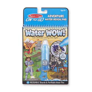 [ระบายน้ำ+รียูส] รุ่น 9317 Melissa &amp; Doug Water Wow Adventure ระบายสีด้วยน้ำรียูสซาเบิลอวกาศ สัตว์ ผจญภัย รีวิวดีใน Amazon USA