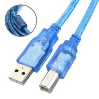 สายปริ๊นเตอร์ usb สีฟ้า(printer cable)ใช้เชื่อมต่อปริ๊นเตอร์เข้าคอมพิวเตอร์ มีความยาวหลายขนาดตั้งแต่  1.8/ 3/ 5 ถึง 10 M