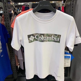 เสื้อยืดใหม่ 2022Columbias เสื้อยืดคอกลม แขนครึ่ง ผ้าฝ้าย พิมพ์ลาย ระบายอากาศ สําหรับผู้ชาย และผู้หญิงL XL  XXL 3XL