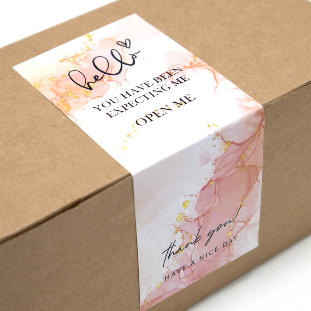 สติกเกอร์ฉลากซีลลามิเนต Thank You ขนาดเล็ก 6*15 ซม. กันน้ํา สวยหรู สําหรับติดตกแต่งบรรจุภัณฑ์ 30 ชิ้น - รูปที่ 7