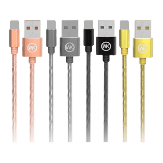 WK สายชาร์จคิงคอง WDC-013 ความเร็วชาร์จ 2.4A สำหรับ สำหรับ iP / Micro USB / Type-C สายยาว ทนใช้ได้นาน