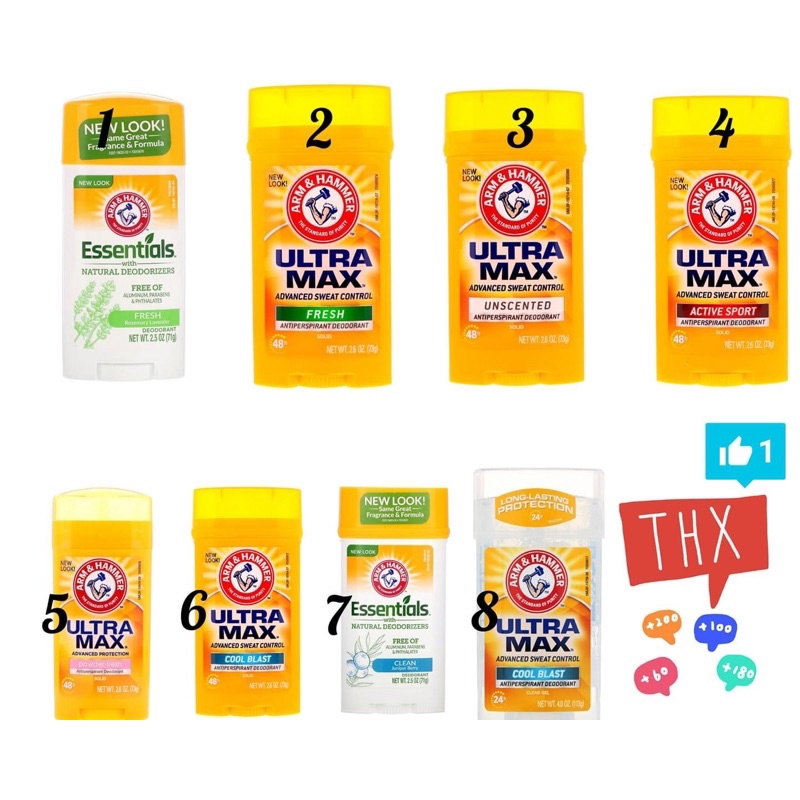 โรลออน Arm and Hammer จาก USA