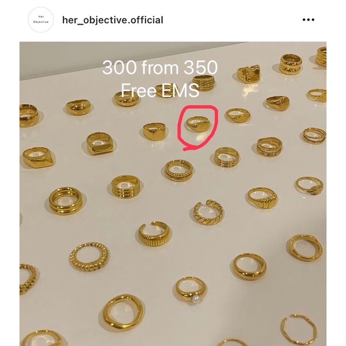 แหวนแบรนด์ her objective