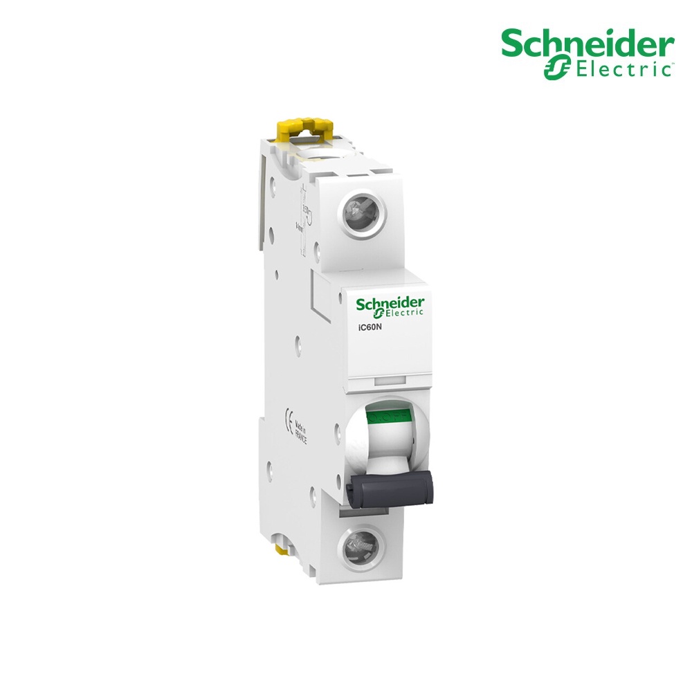 Schneider A9F74106 Miniature Circuit Breaker,Acti9 iC60N 10kA, 400VAC, 1Pole, 6A ลูกย่อย 1โพล 6แอมป์
