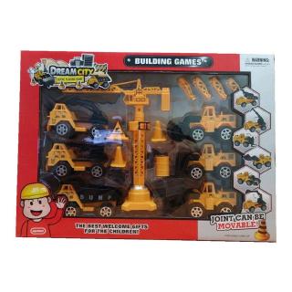 Worktoys ชุดของเล่นรถ ชุดรวมรถก่อสร้าง และอุปกรณ์ก่อสร้าง Building Gameorktoys ชุดของเล่นรถ ชุดรวมรถก่อสร้าง และอุปกรณ์ก