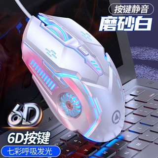 เมาส์ COCO G5 พร้อม คีย์บอร์ด เมาส์เกมมิ่ง เม้าส์แบบมีสาย Mouse Wired Mouse 6D 4Speed DPI RGB Gaming Mouse / COCO-PHONE