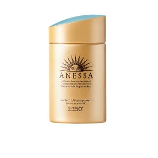 ครีมกันแดด anessa perfect uv sunscreen mild milk SPF50+ PA++++ 60ml anessa กันแดด กันแดดซันคิส ครีมกันแดดทาหน้า