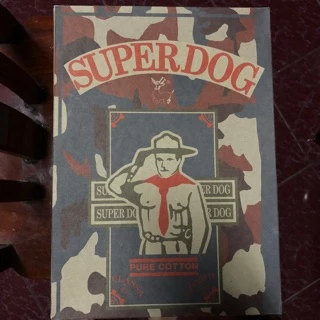 ถุงเท้าไนล่อน ถุงเท้าลูกเสือ ยี่ห้อ Super dog (1 คู่)